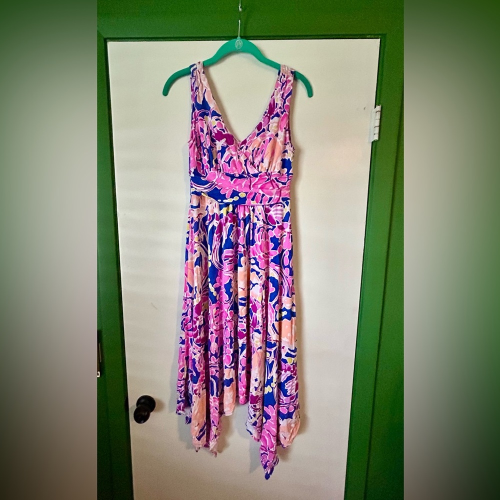 Lily Pulitzer asymmetrical casual dress